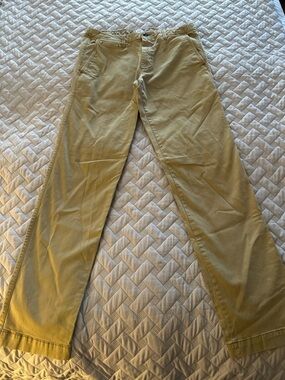 GAP Straight Fit Stretch Chino Pants Men’s 32x34 Brown Palomino